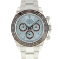 Daytona Argente Bleu Ciel Céramique Marron 4130 Suiss